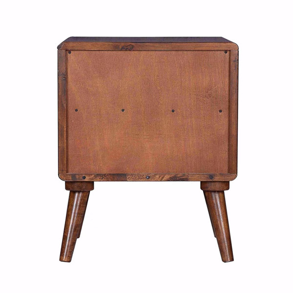 Corrigan Studio® Scandinavian Classic Wooden Night Stand & Reviews Wayfair